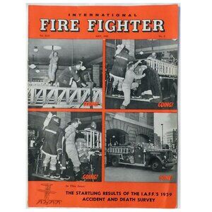 Vintage Firemen Trade Union Magazine International Fire Fighter May 1960